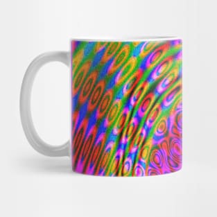 Oval Abstract Psychedelic Pattern Mug